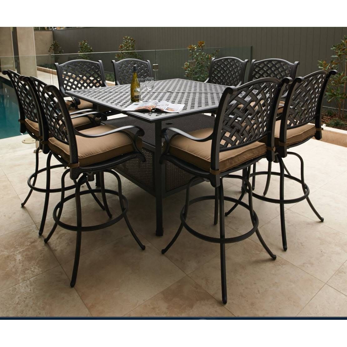 Cast Aluminium Coffee Table – Nassau Collection – Inspired Outdoor In Aluminium Coffee Tables (View 25 of 30)