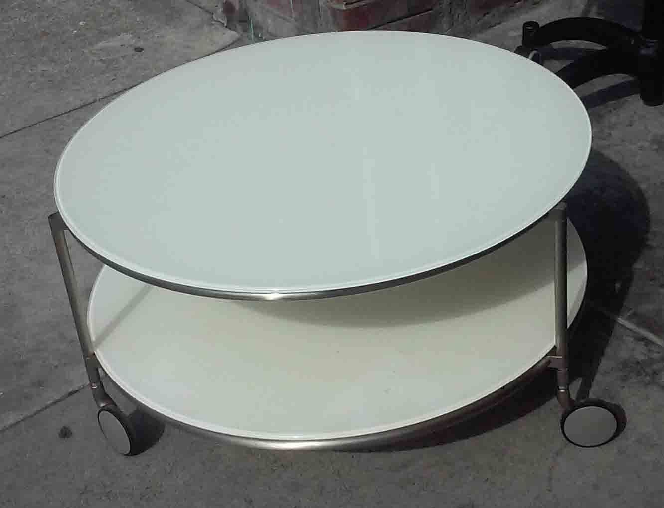 Caster Coffee Tables On Hayneedle With Wheels Round Glass Table With Regard To Glass Coffee Tables With Casters (Photo 4 of 30)