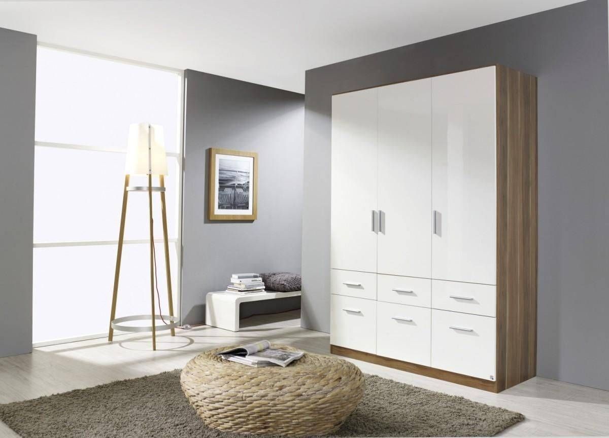 Celle 3 Doors 1 Mirror And 6 Drawers High Gloss Wardrobe – 2128 Within High Gloss Wardrobes (View 4 of 15)
