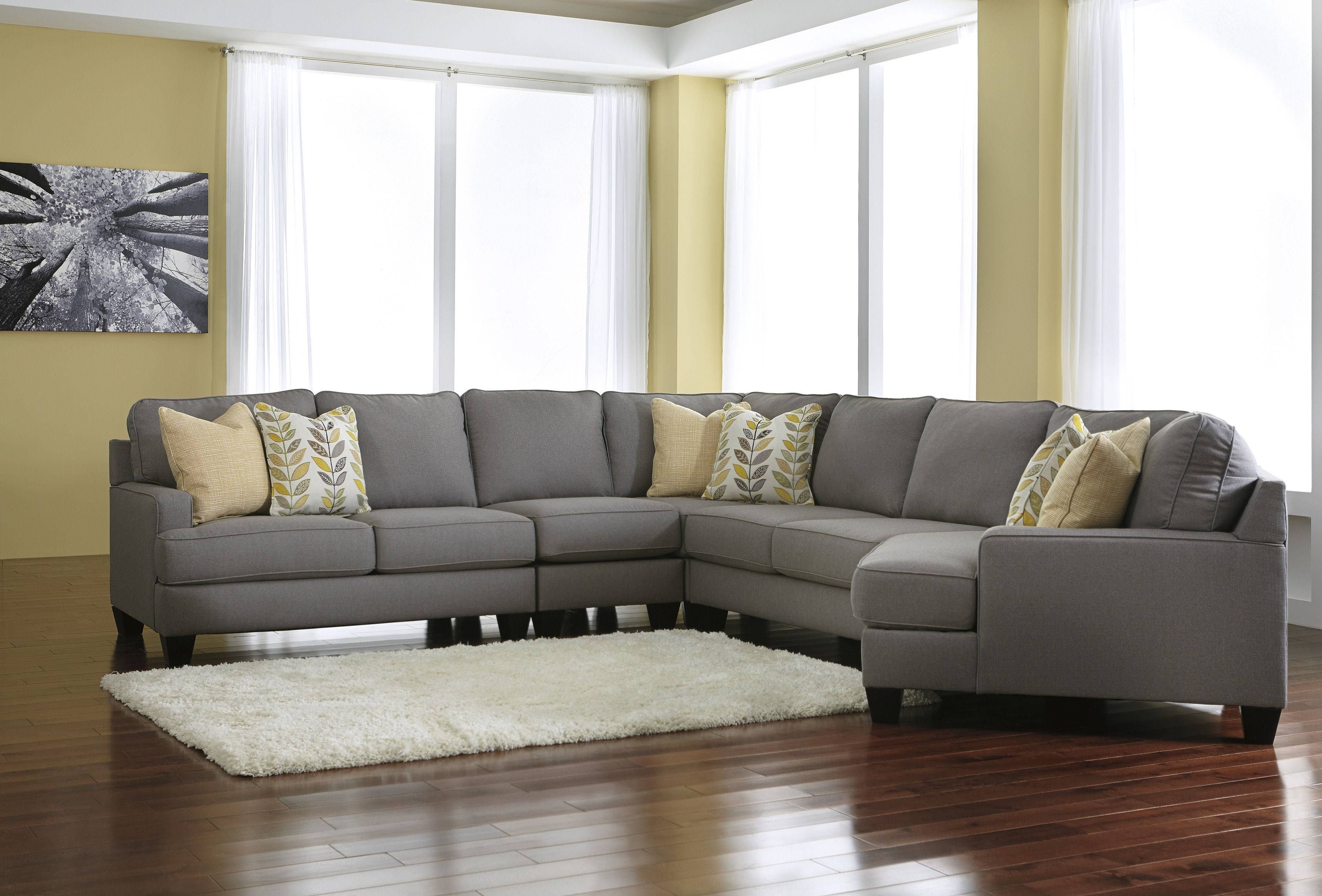 Chamberly – Alloy Contemporary Wood Fabric Raf Cuddler 5pc Inside Cuddler Sectional Sofa (View 30 of 30)