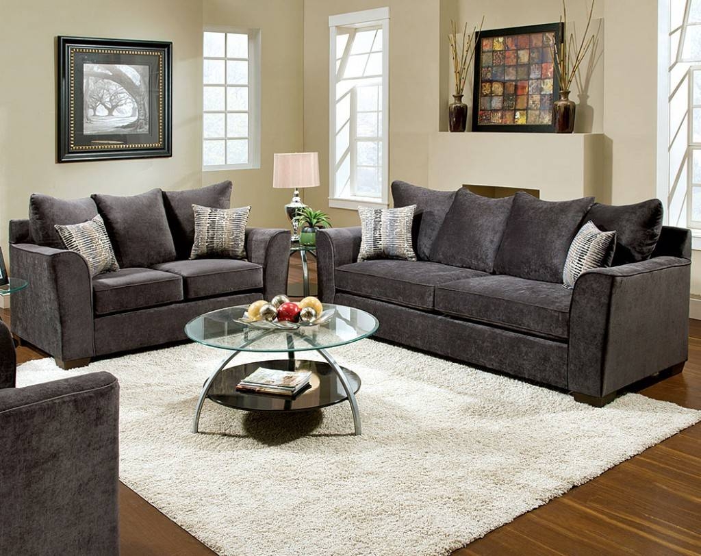 charcoal grey leather sofa sets