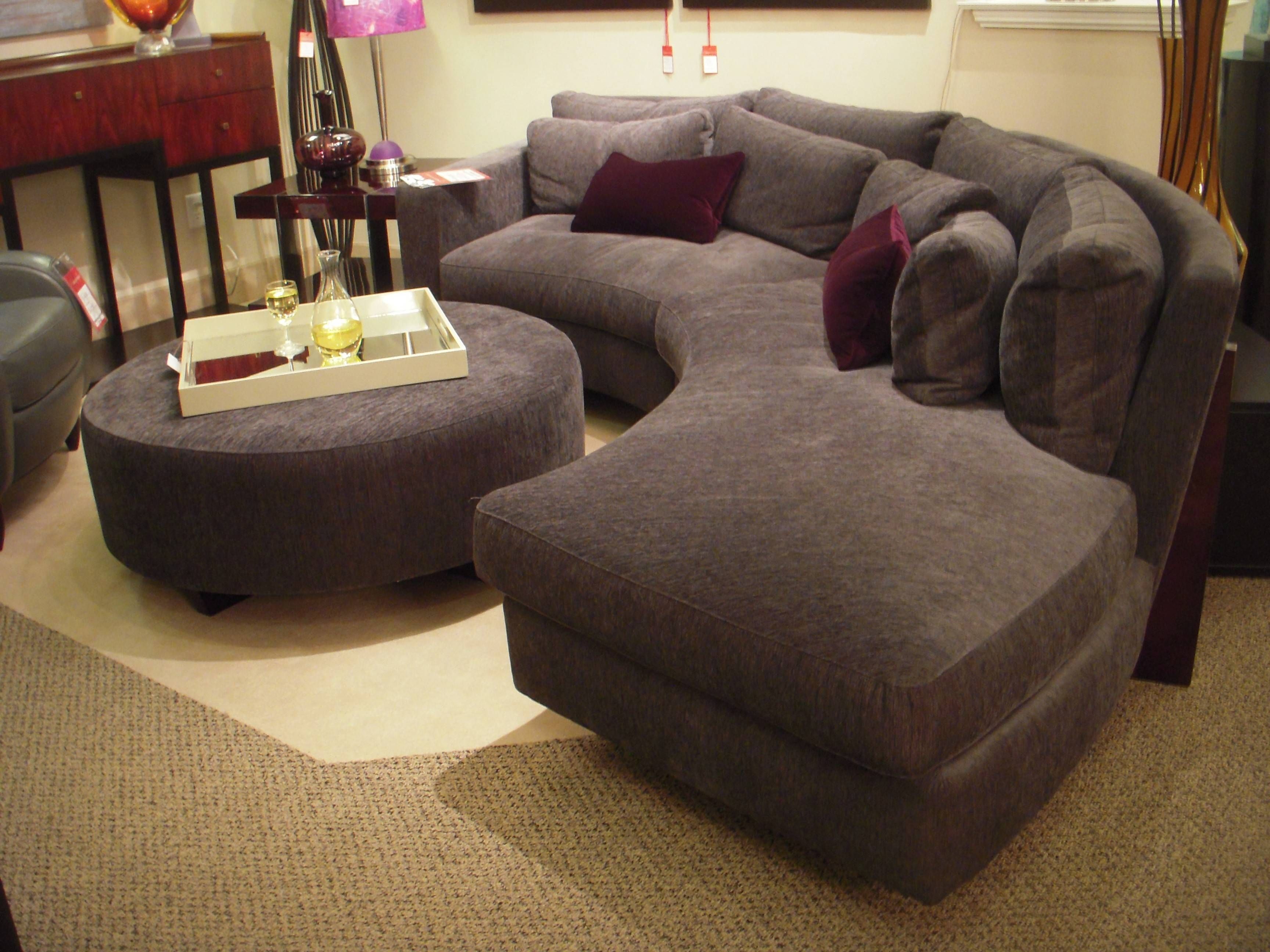 Charming Grey Velvet Sectional Sofa 74 On Condo Sectional Sofa With Regard To Condo Sectional Sofas (Photo 29 of 30)