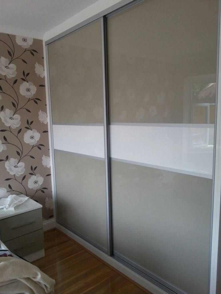 Cheap Fitted Wardrobes | Recent Work Inside White High Gloss Sliding Wardrobes (Photo 10 of 15)