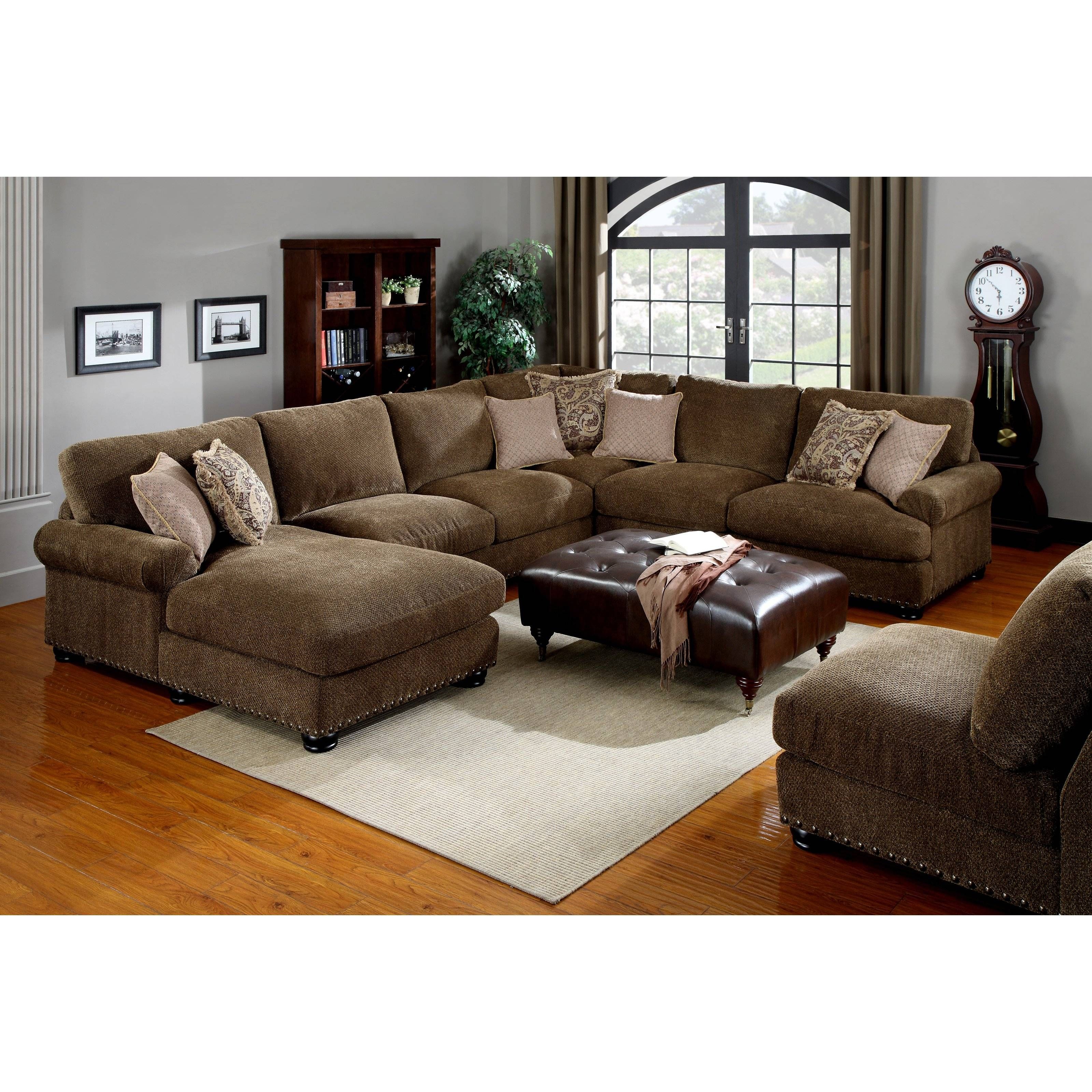 Chenille Sectional Sofa With Chaise With Concept Image 21936 For Chenille Sectional Sofas (View 1 of 30)