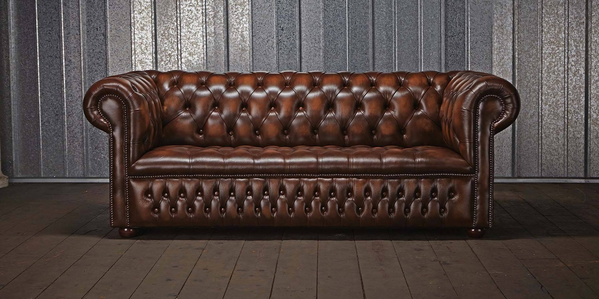 Featured Photo of 30 Best Ideas Leather Chesterfield Sofas