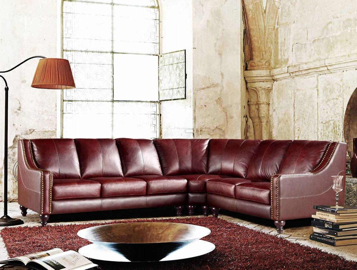 Choosing Between Leather And Fabric Modern Sofas – La Furniture Blog Within Leather And Material Sofas (Photo 13 of 30)