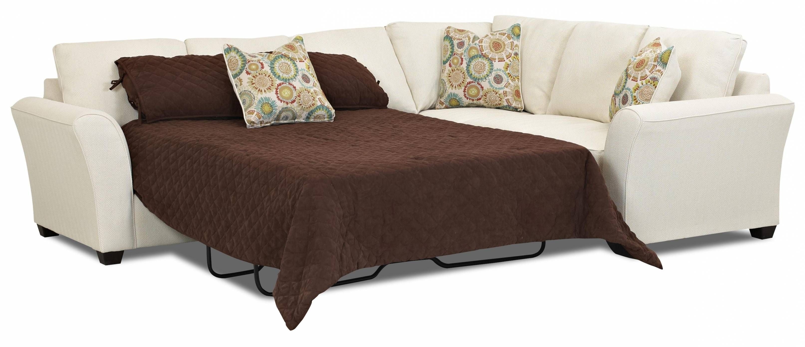 Clarke Fabric 2 Piece Chaise Sectional Queen Sleeper Sofa Bed Intended For Sleeper Sectional Sofas (Photo 22 of 30)