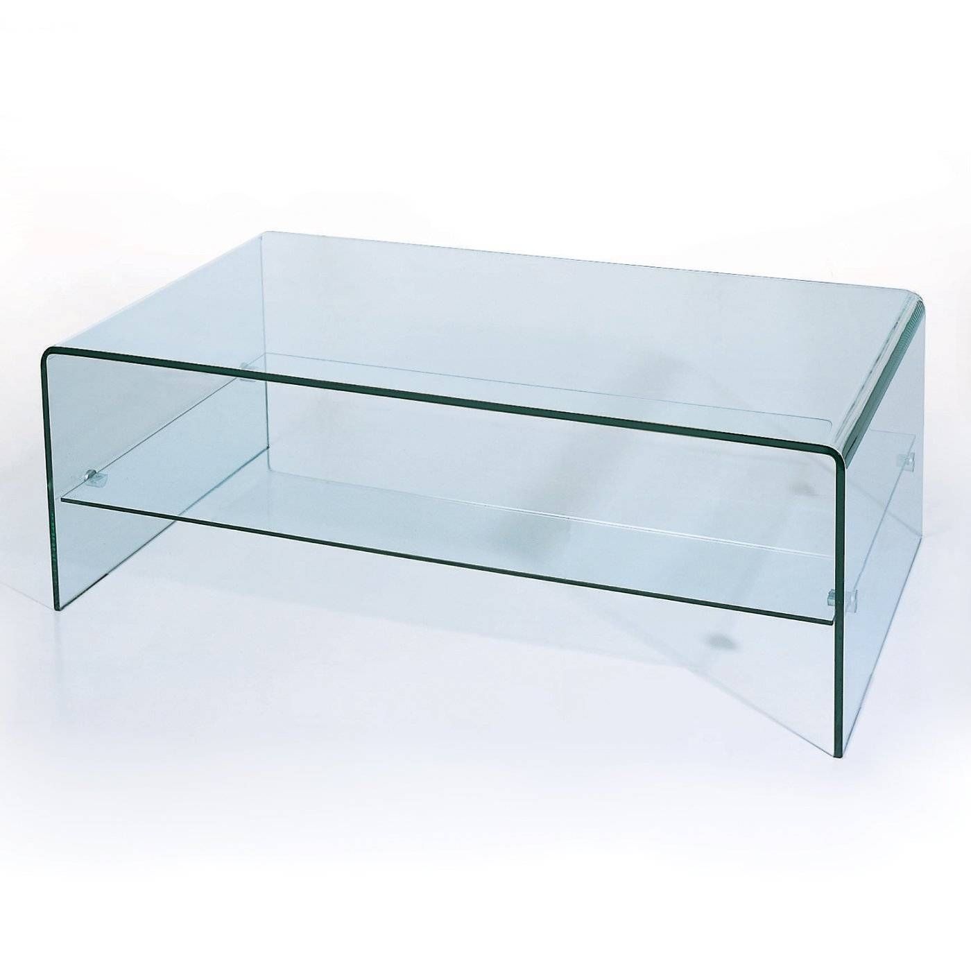 Clear Glass Waterfall Coffee Table | Courtagerivegauche Throughout Transparent Glass Coffee Tables (View 16 of 30)