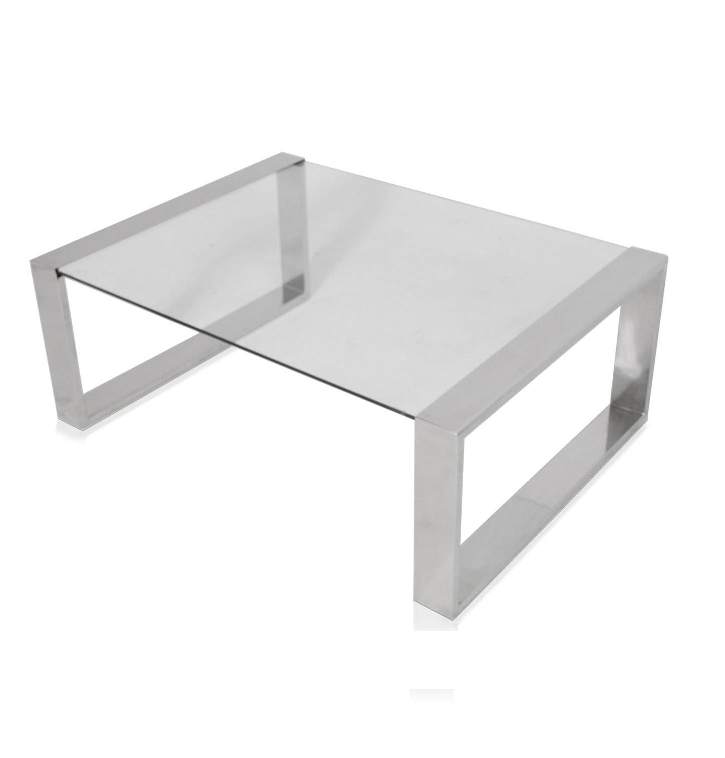 Coffee Table: Astonishing Chrome And Glass Coffee Table Ikea Regarding Metal And Glass Coffee Tables (Photo 29 of 30)
