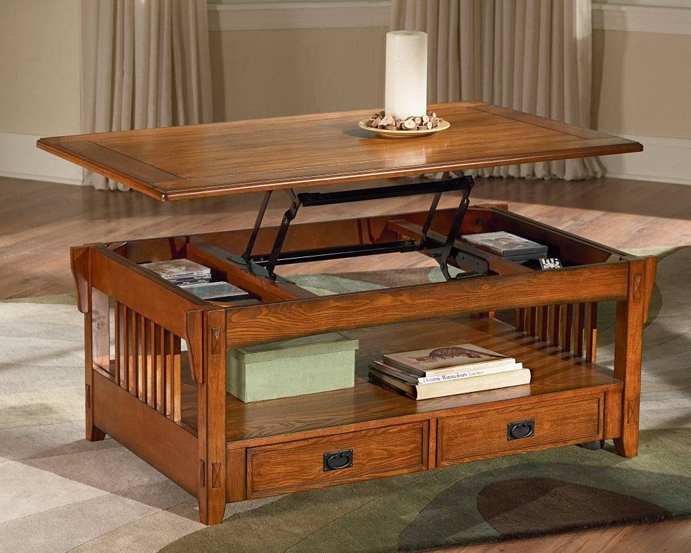 Coffee Table: Astonishing Top Lifting Coffee Table Lift Top Coffee Inside Coffee Table With Raised Top (View 9 of 30)