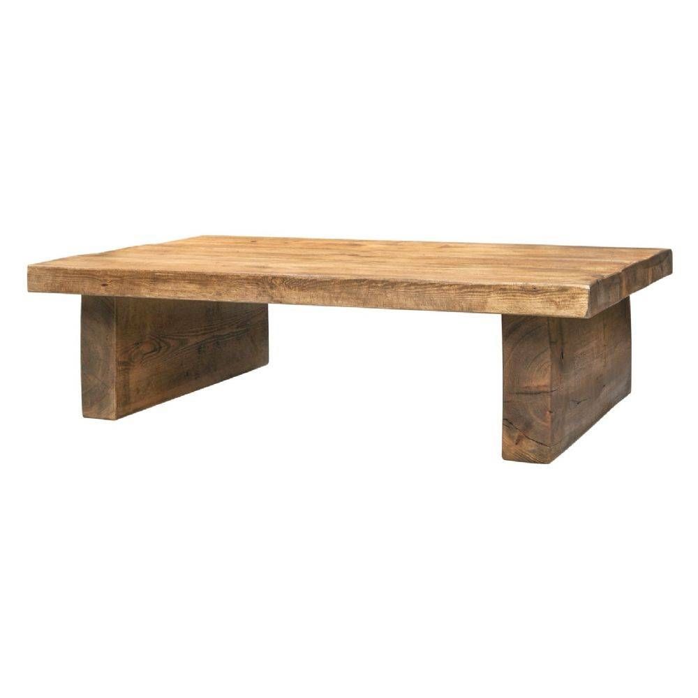 Coffee Table – Low 2 Inch Top 2 Leg | Funky Chunky Furniture Within Chunky Coffee Tables (View 21 of 30)