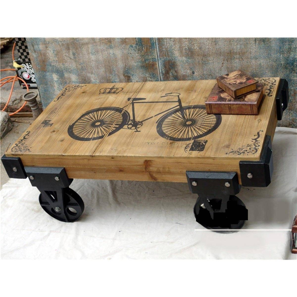 Coffee Table On Wheels (View 1 of 30)