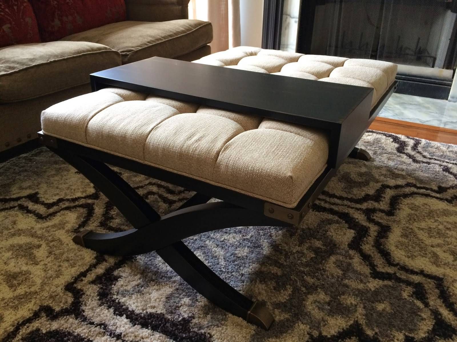 Coffee Table Ottoman, The Hidden Gem For Your Decorative Items With Footstool Coffee Tables (Photo 22 of 30)