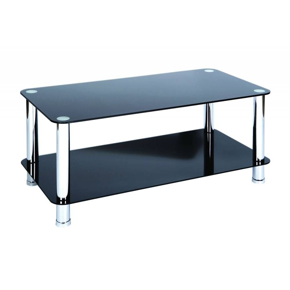 Coffee Table: Outstanding Glass And Chrome Coffee Table Designs Throughout Coffee Tables With Chrome Legs (View 14 of 30)