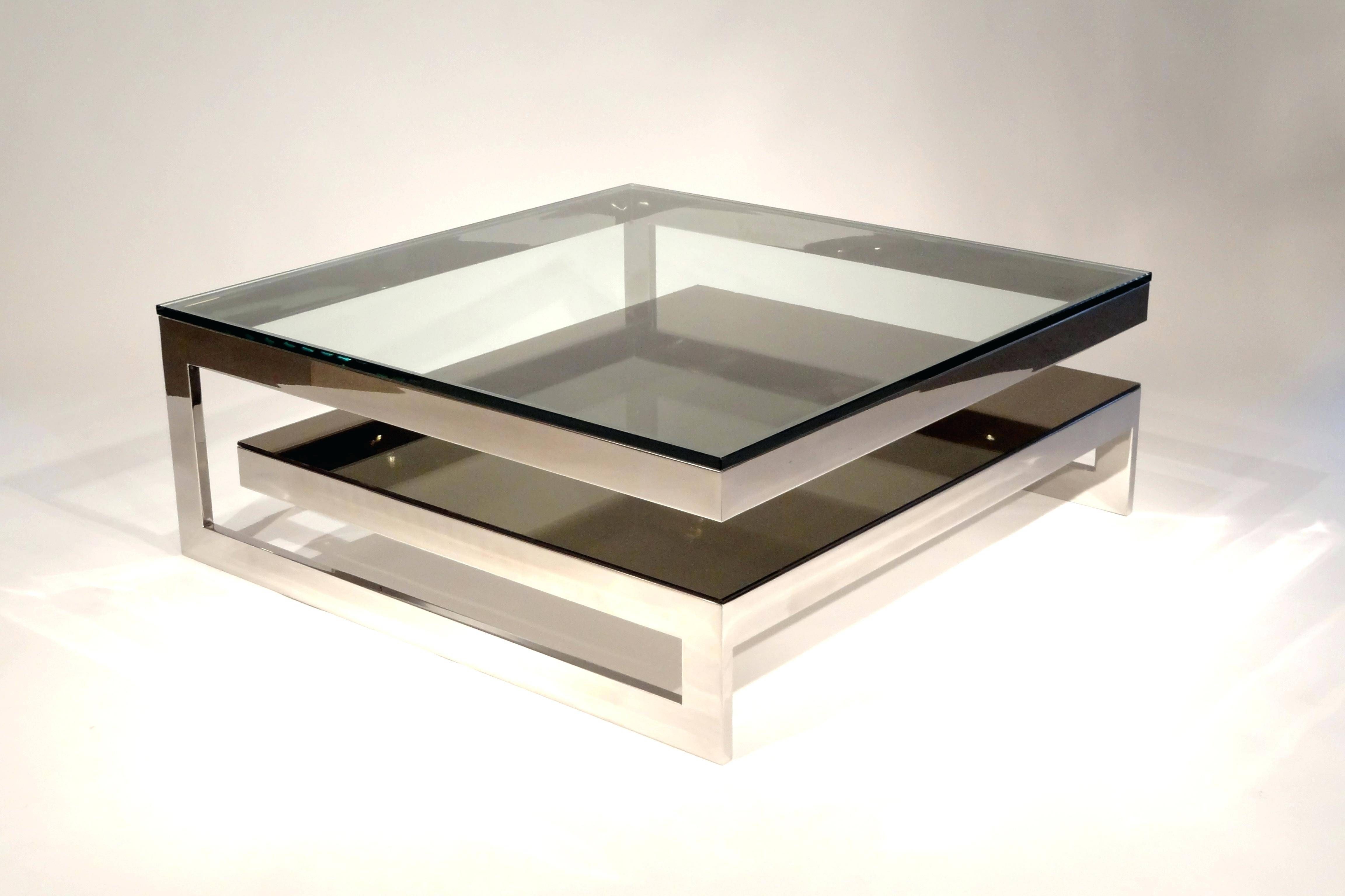 Coffee Table ~ Quick View Norridge Coffee Tablelarge Modern Table Intended For Modern Square Glass Coffee Tables (View 4 of 15)
