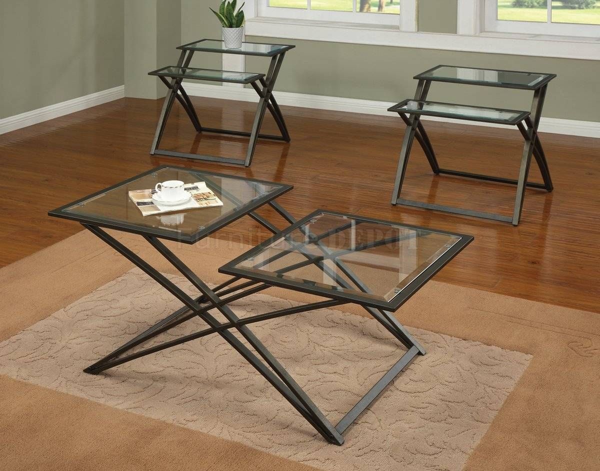Coffee Table, Round Glass Coffee Table With Metal Base: Metal And For Metal And Glass Coffee Tables (View 2 of 30)