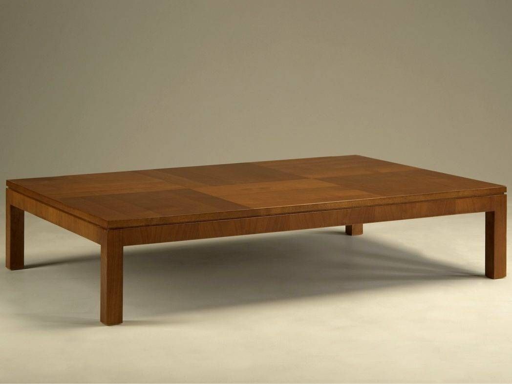 Coffee Table Scandinavian Design Wooden Rectangular High Low Throughout Low Japanese Style Coffee Tables (View 10 of 30)