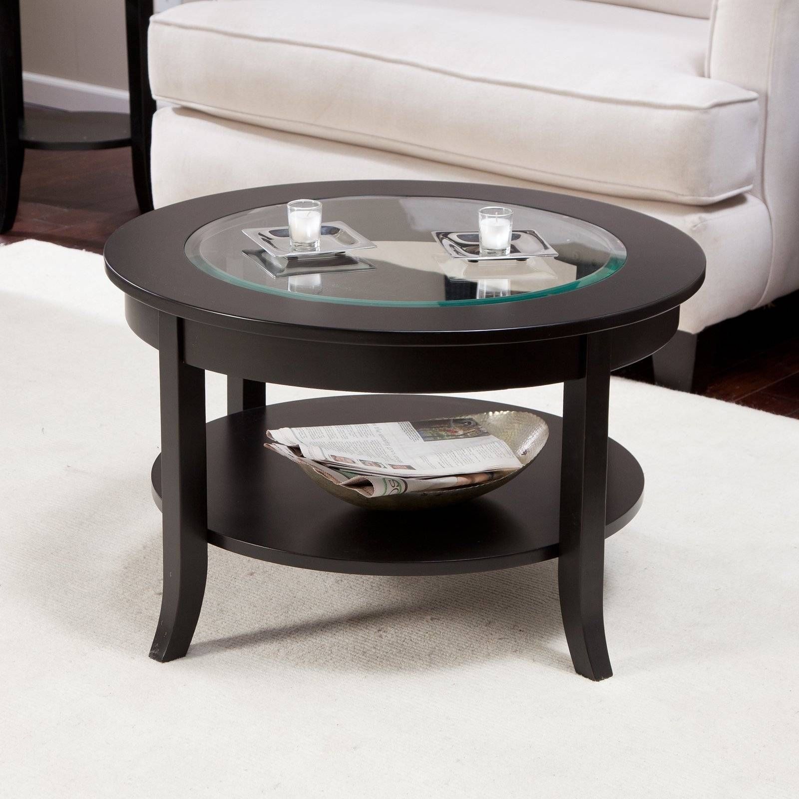 Coffee Table: Unique Circle Coffee Table Ideas Glass Circle Coffee Pertaining To Glass Circle Coffee Tables (View 6 of 30)