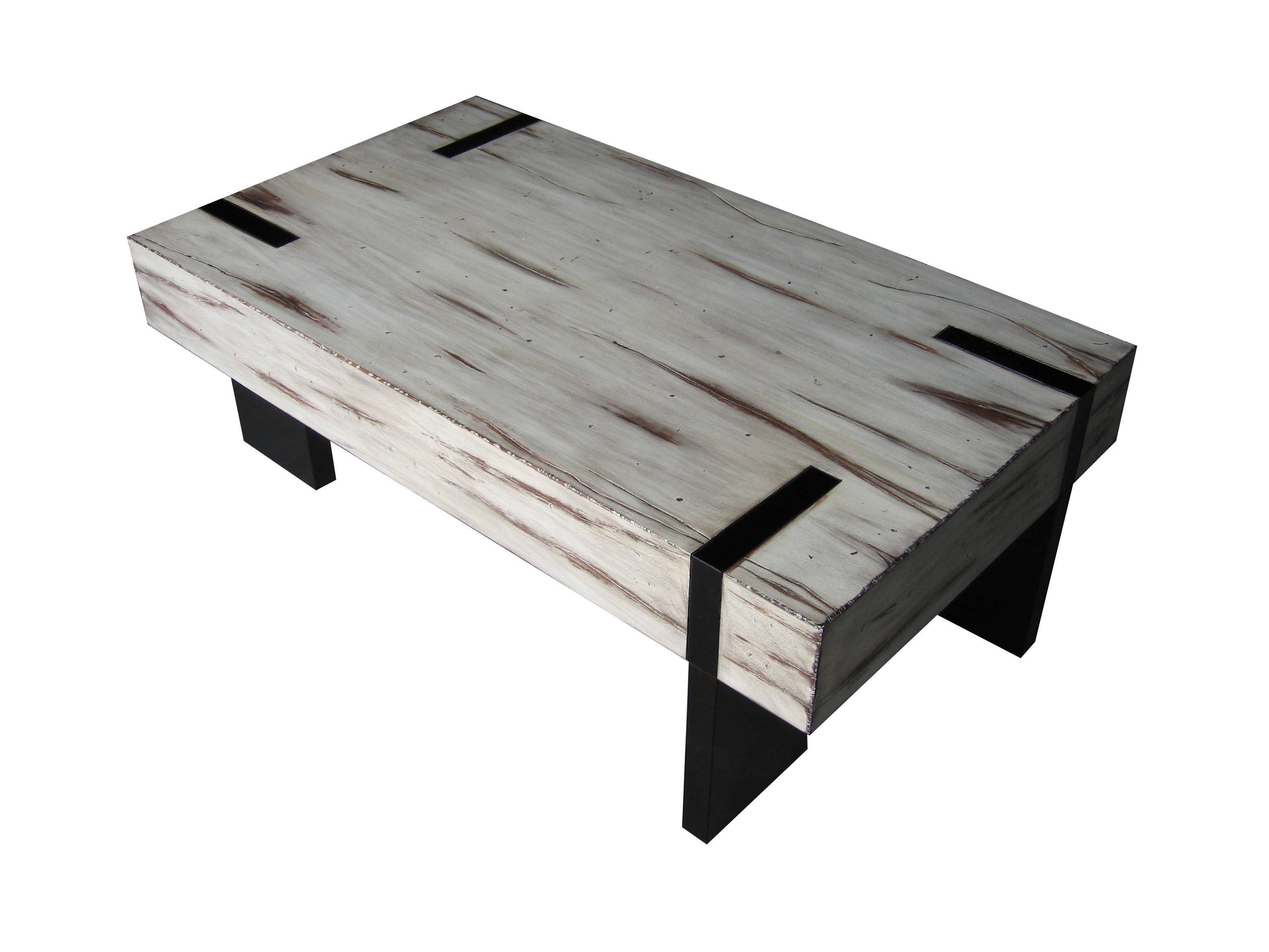 Coffee Table: Weathered Wood Coffee Table Design Ideas Distressed Throughout Black Wood Coffee Tables (View 20 of 30)