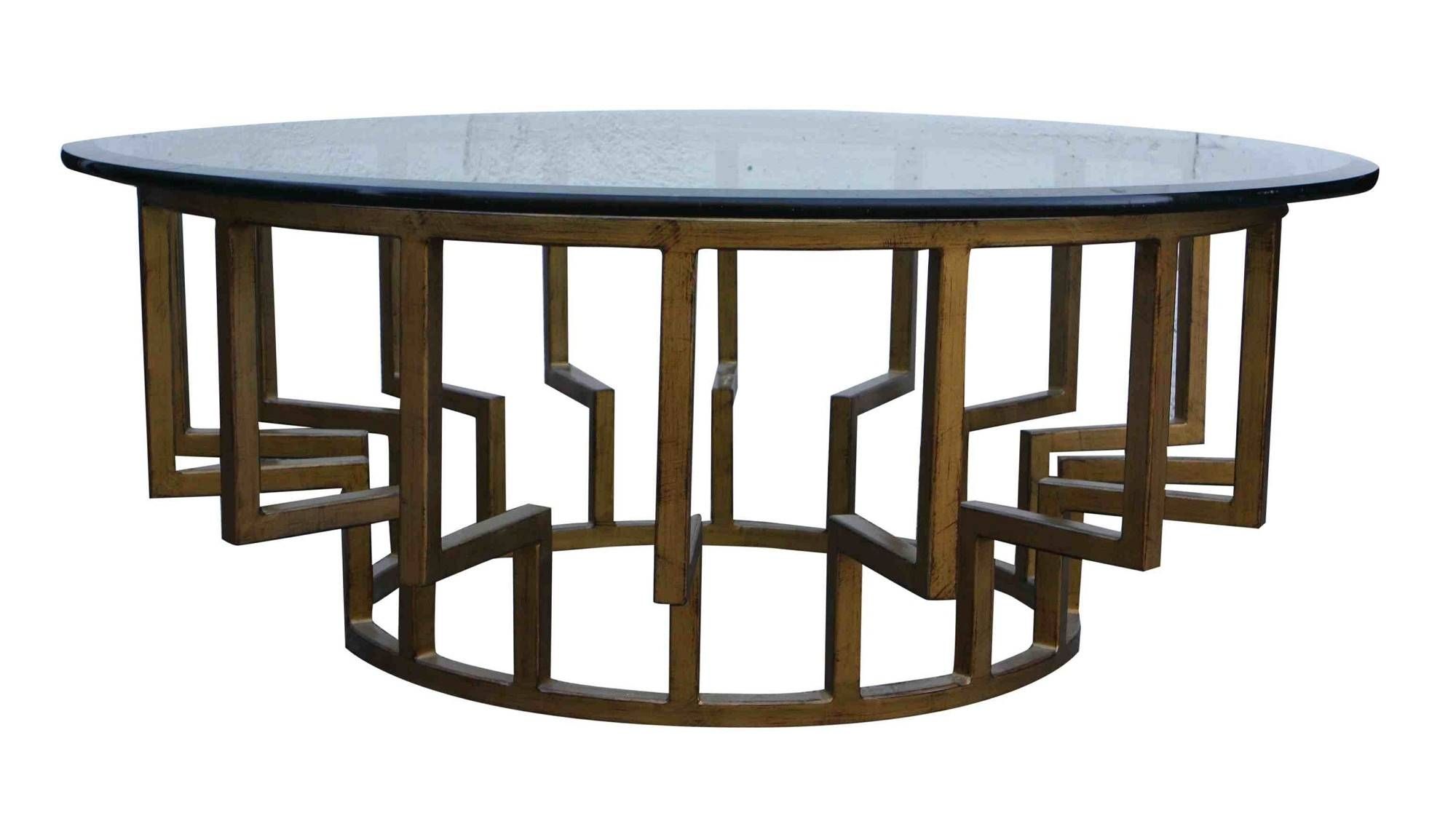 Coffee Table: Wonderful Round Modern Coffee Table Design Ideas Regarding Glass Circular Coffee Tables (Photo 27 of 31)