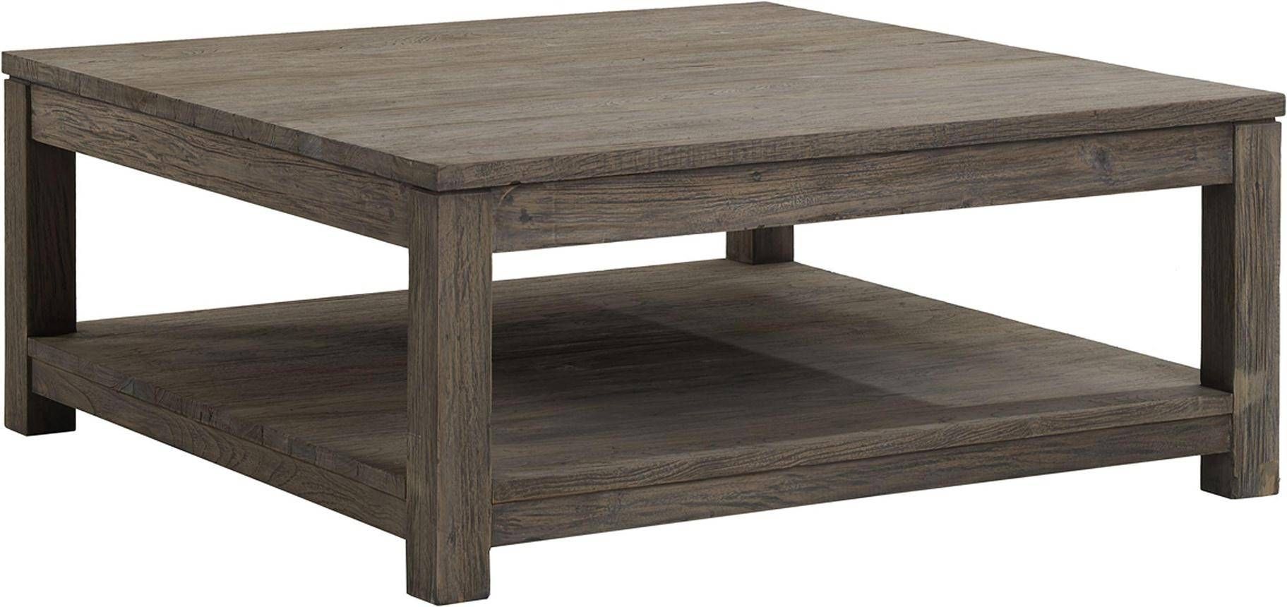 Coffee Tables: Charming Square Coffee Tables Ideas 48" Square With Square Wood Coffee Tables With Storage (View 12 of 30)