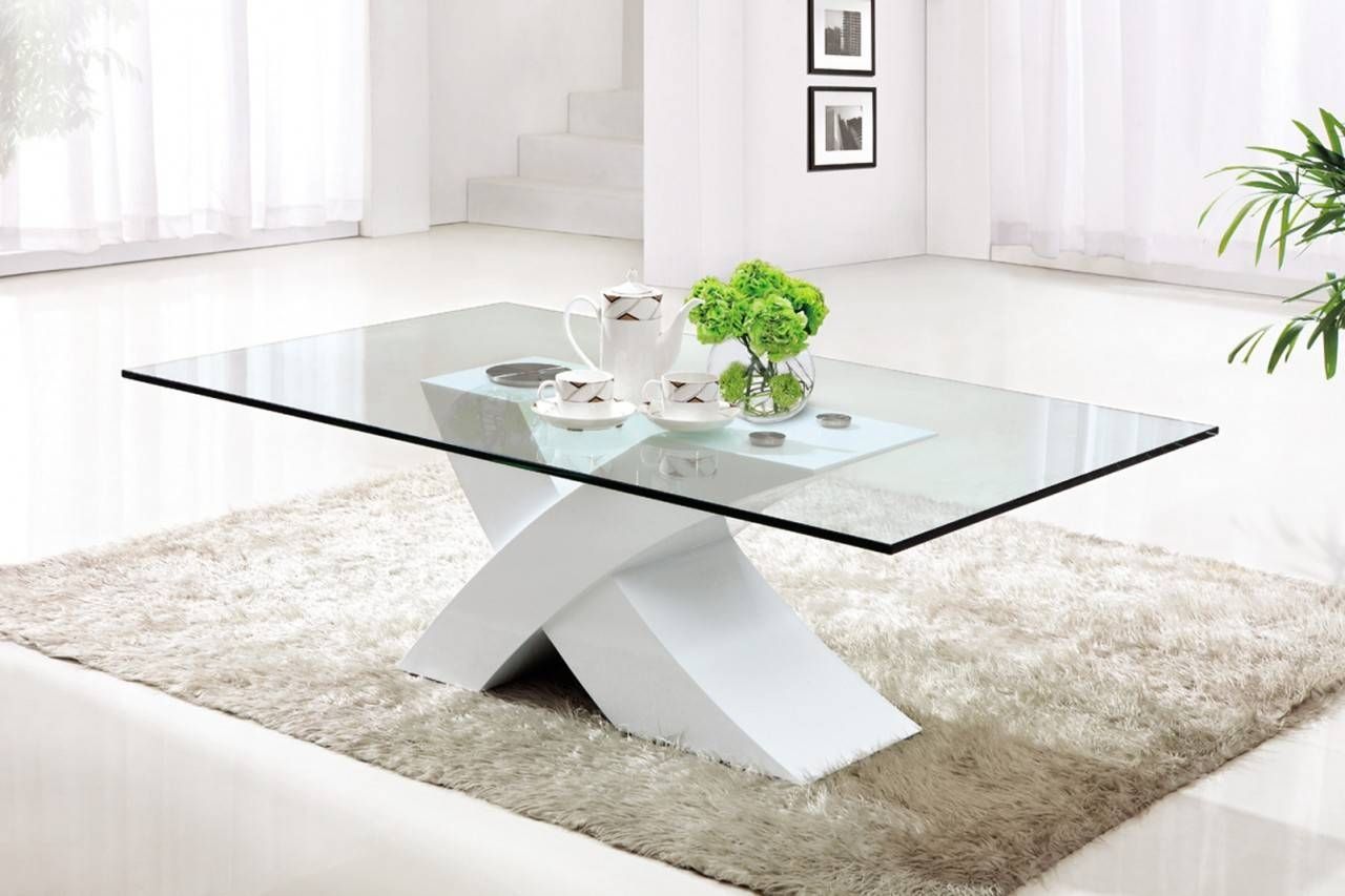 Coffee Tables: Inspiring Contemporary Glass Coffee Tables Ideas Intended For Contemporary Coffee Table Sets (View 10 of 30)