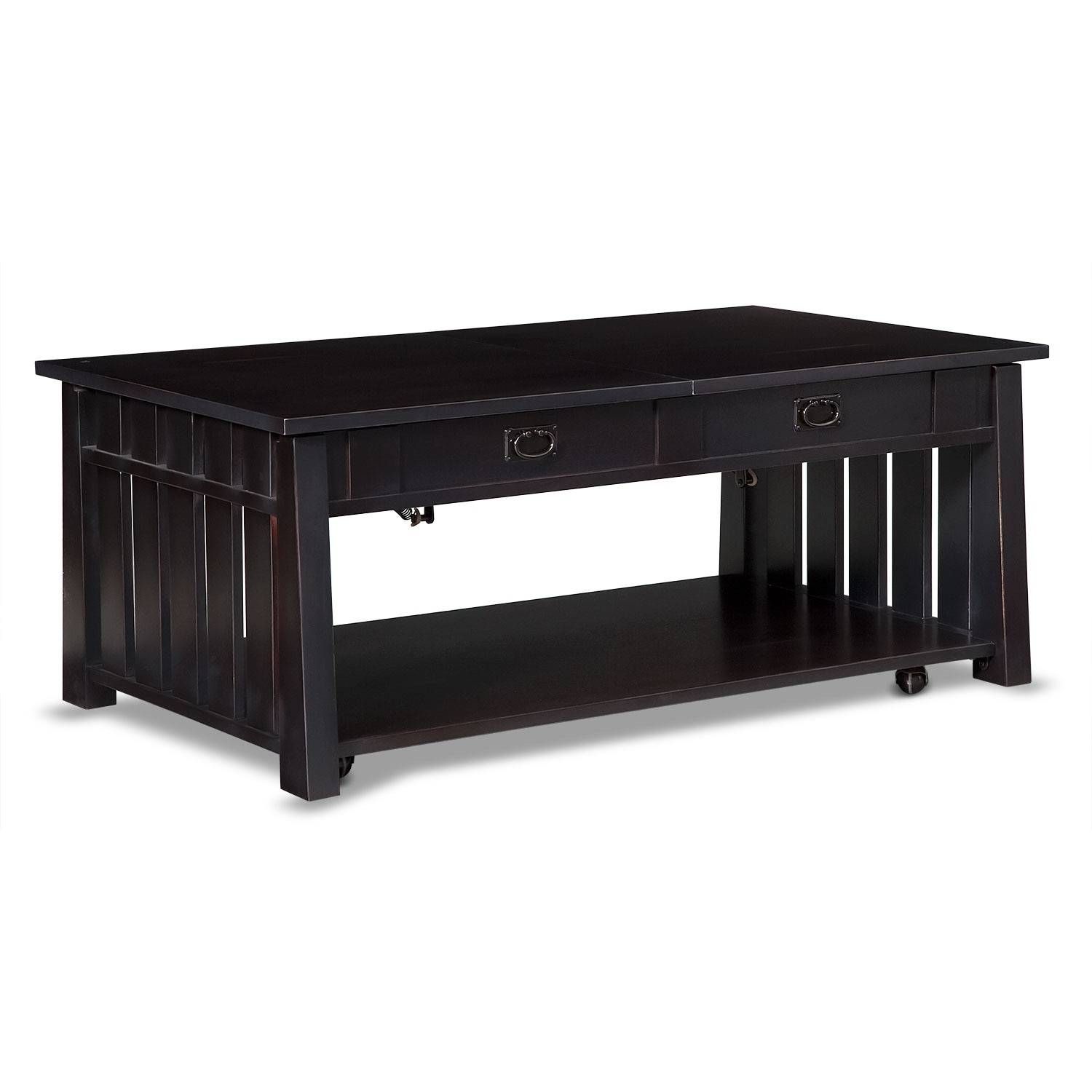 Coffee Tables | Living Room Tables | Value City Furniture Within White And Black Coffee Tables (View 13 of 30)