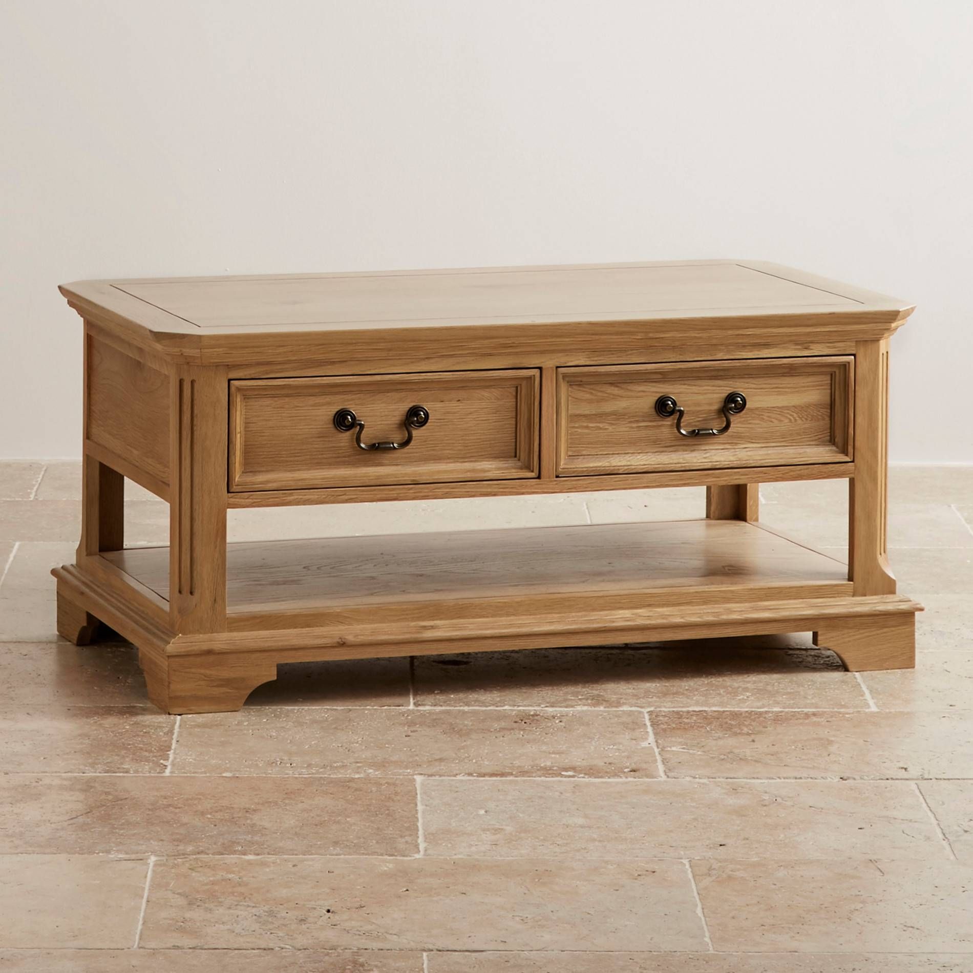 Collection In Solid Oak Coffee Table With Light Oak Coffee Table Pertaining To Light Oak Coffee Tables With Drawers (View 9 of 30)