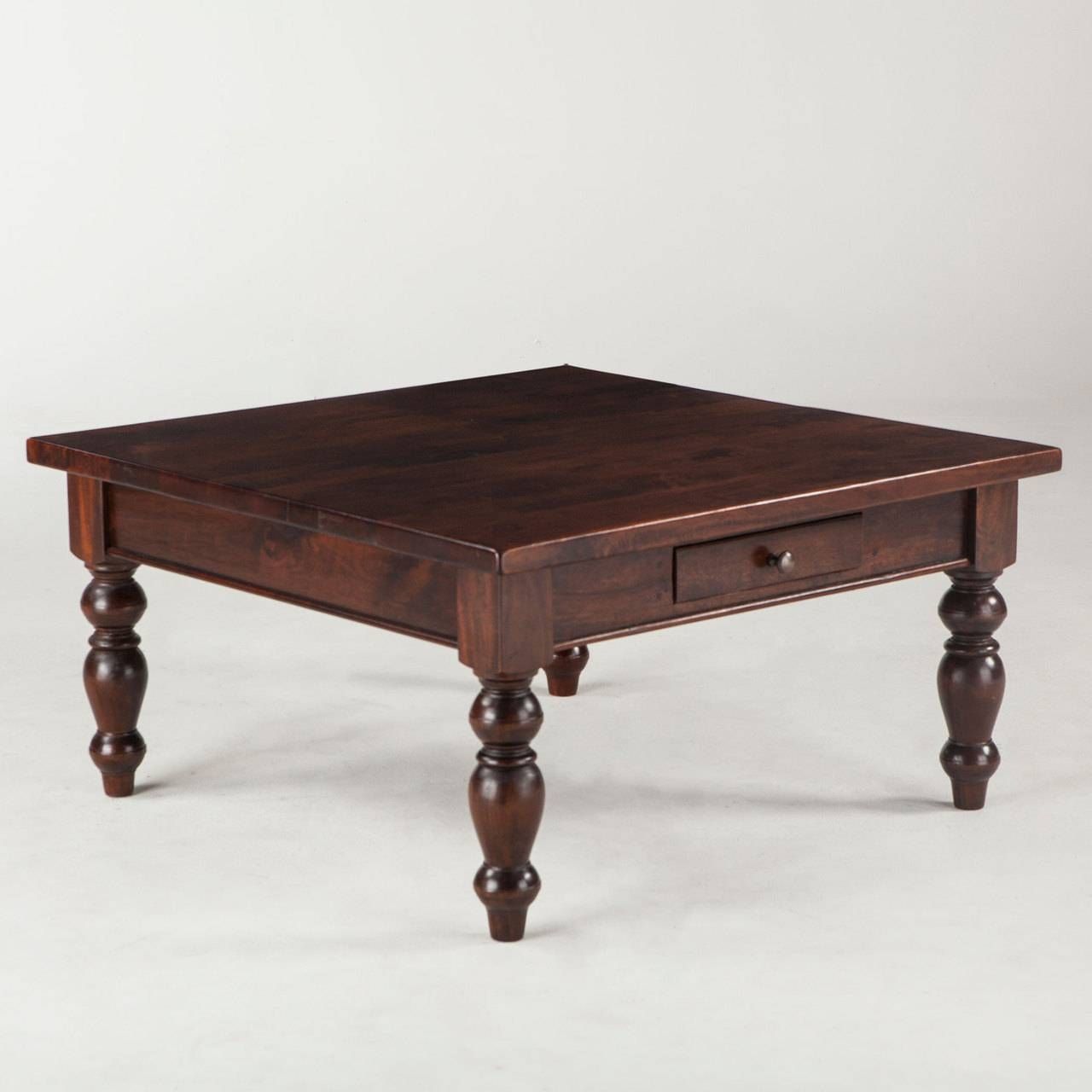 Colonial Plantation 42″ Coffee Table – Simply Austin Furniture Intended For Colonial Coffee Tables (View 9 of 30)