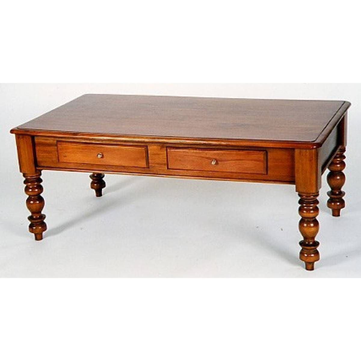 Colonial Two Drawer Coffee Table With Regard To Colonial Coffee Tables (View 7 of 30)