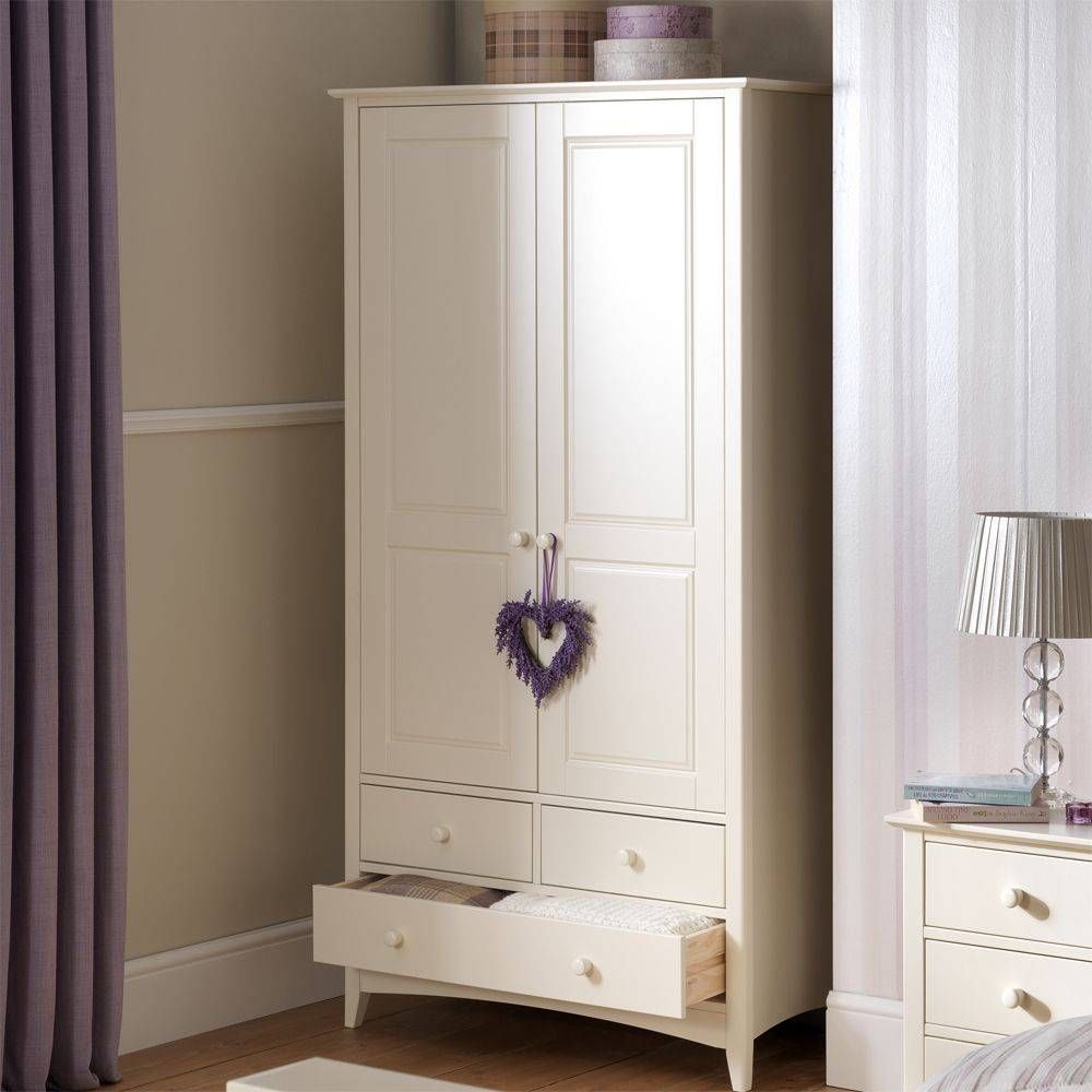 Combination Wardrobe With 3 Drawers | Cameo For White Double Wardrobes With Drawers (Photo 1 of 15)