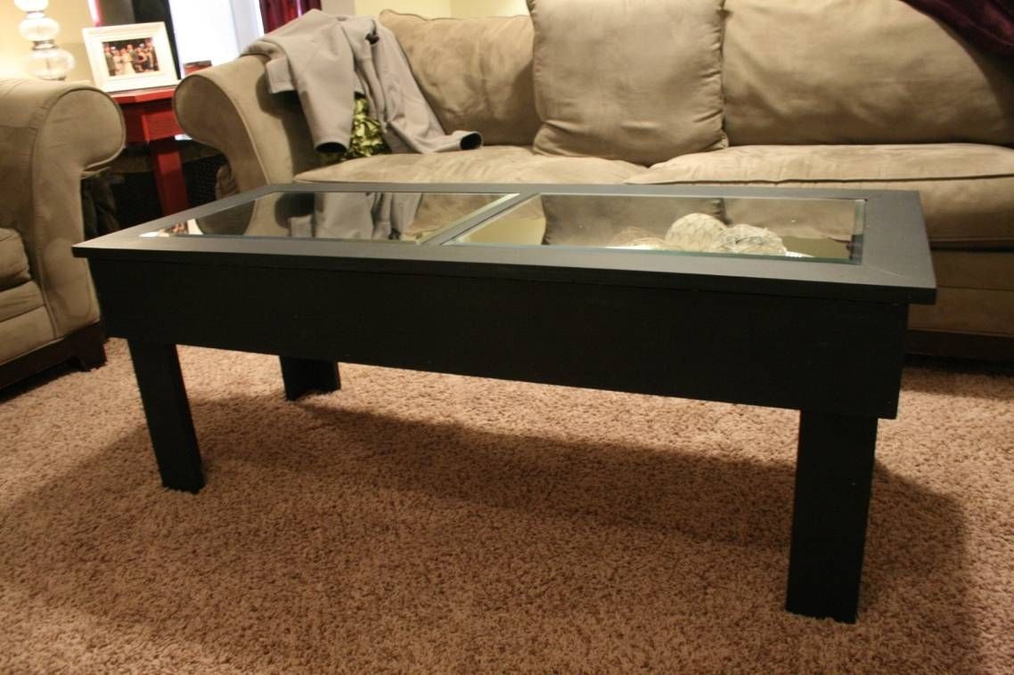 Confortable Dark Wood Coffee Table With Glass Top On Home Design Inside Black Wood And Glass Coffee Tables (View 9 of 30)