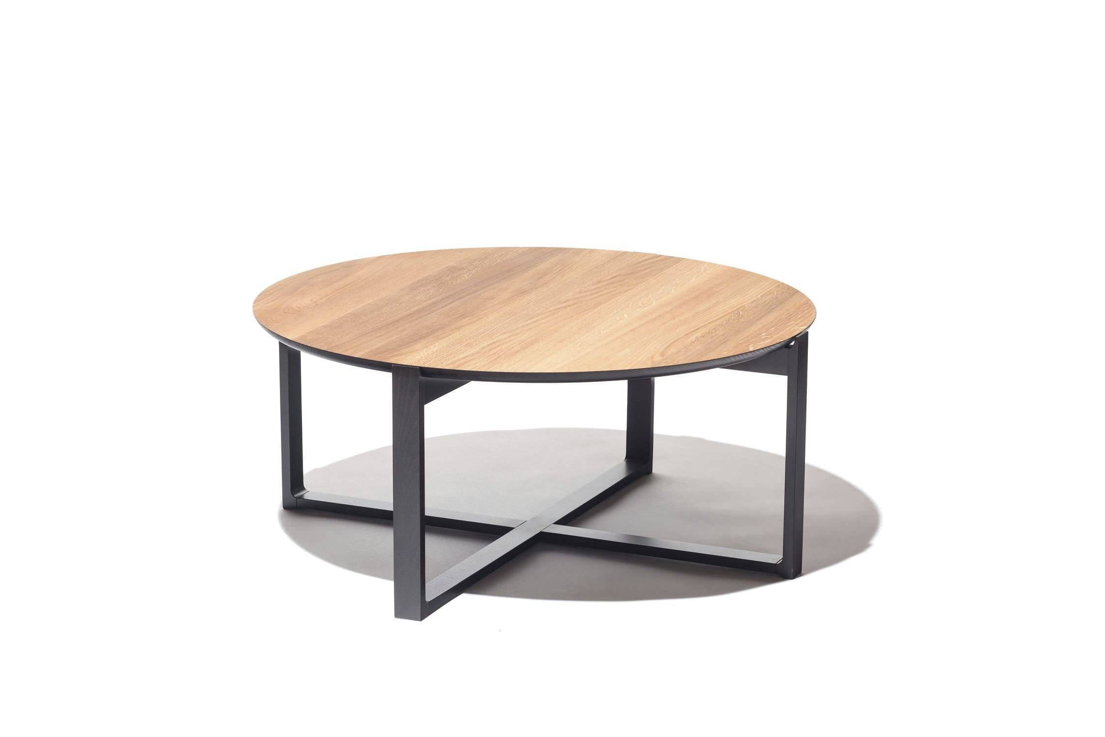 Contemporary Coffee Table / Oak / Beech / Round – Delta 723kai Throughout Beech Coffee Tables (View 9 of 30)