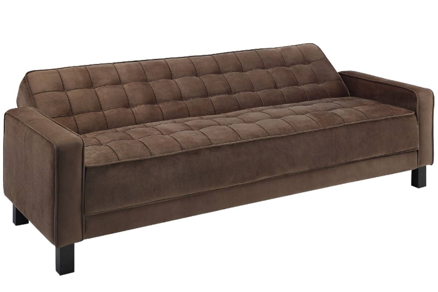 Convertible Mckinley Brown Sofa Bed | Mckinley Brown Euro Lounger Pertaining To Sofa Lounger Beds (View 22 of 30)