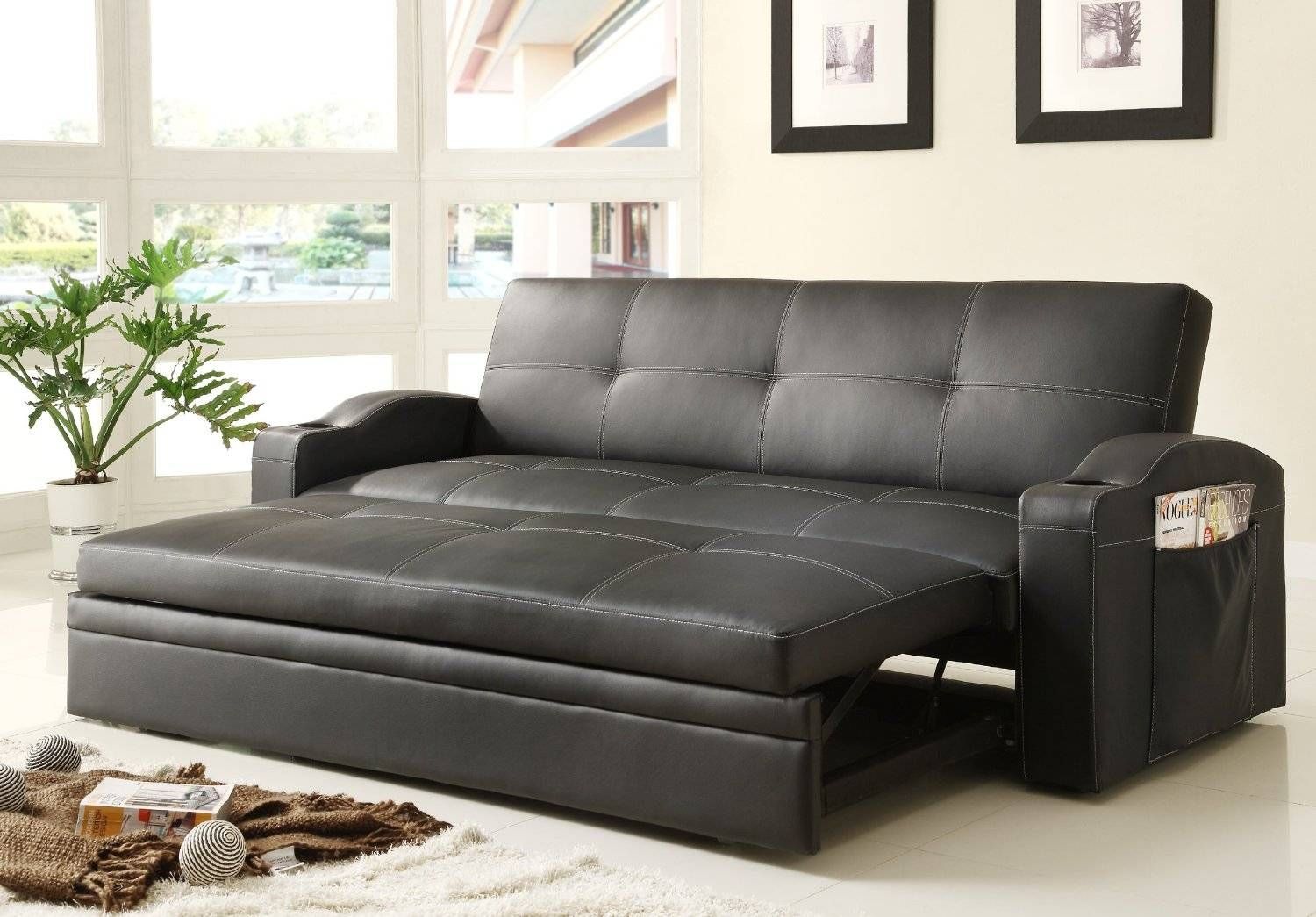 Convertible Sofa Sectional – Leather Sectional Sofa Inside Sofa Convertibles (Photo 1 of 30)