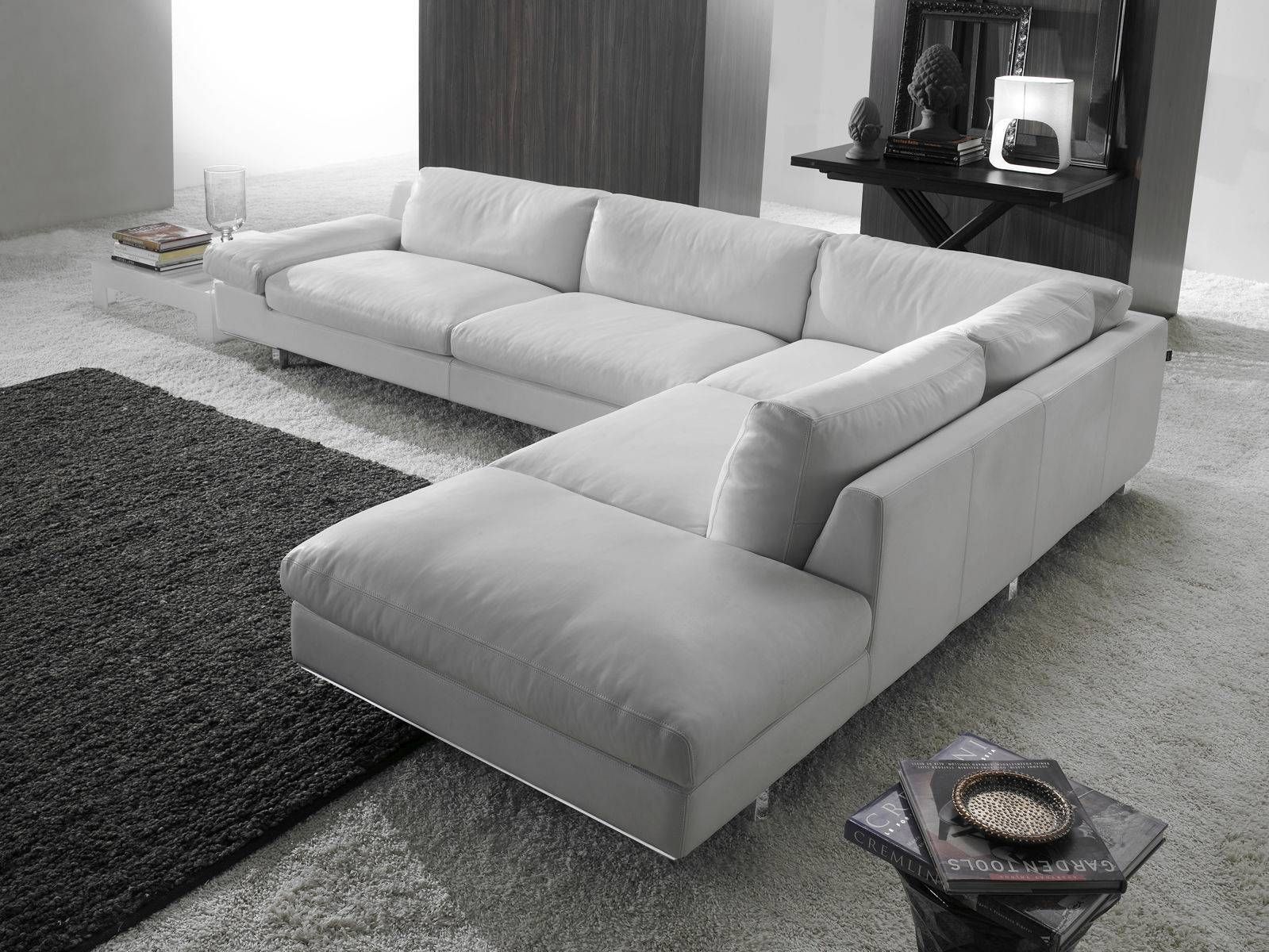 Corner Sofa / Contemporary / Leather / 4 Seater – Paranà Pertaining To 4 Seater Couch (Photo 248 of 299)