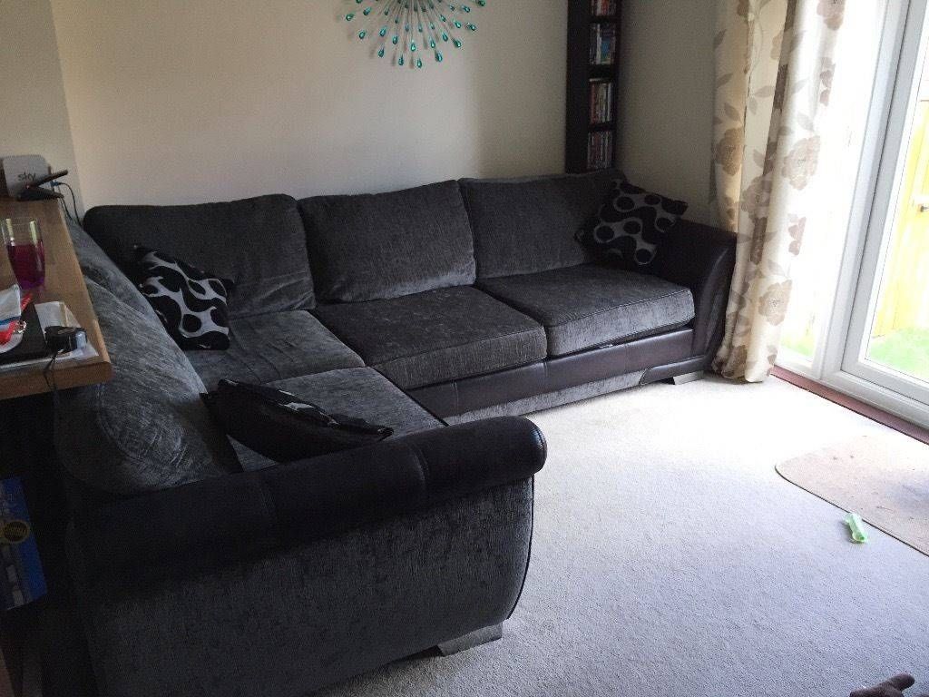 Corner Sofa & Swivel Chair (dfs Shannon Sofa) | In Walsall, West Regarding Corner Sofa And Swivel Chairs (View 7 of 30)