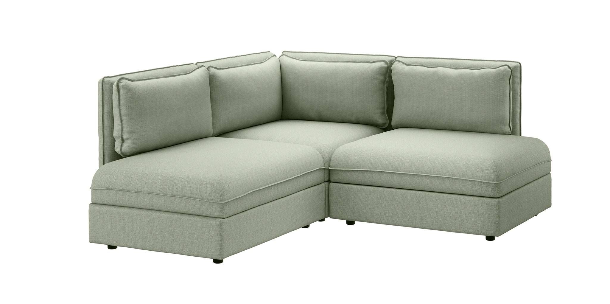 ikea leather corner sofa