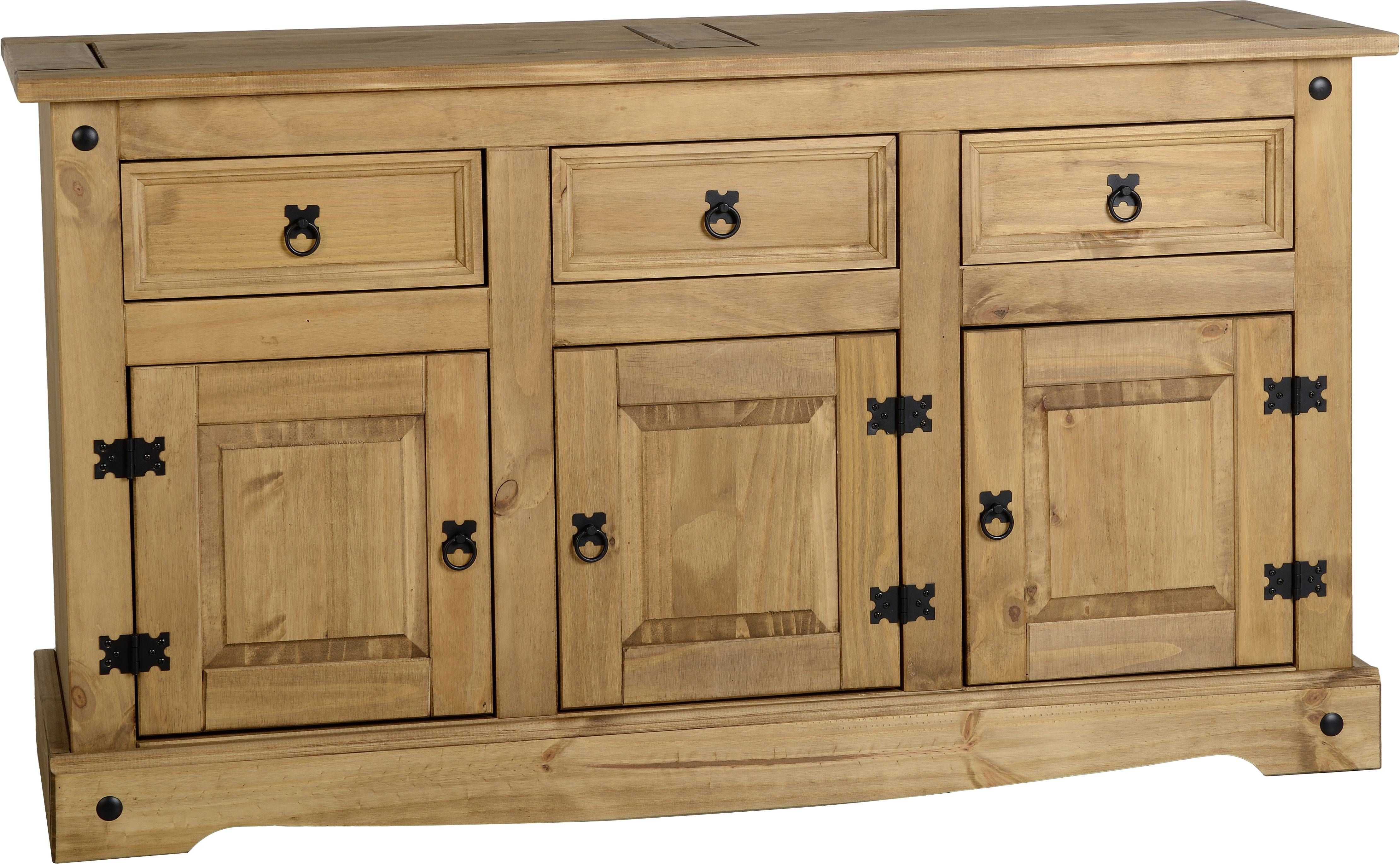 Corona Sideboards – Mexican Style Pine Sideboard Range Regarding Mexican Sideboards (View 13 of 30)