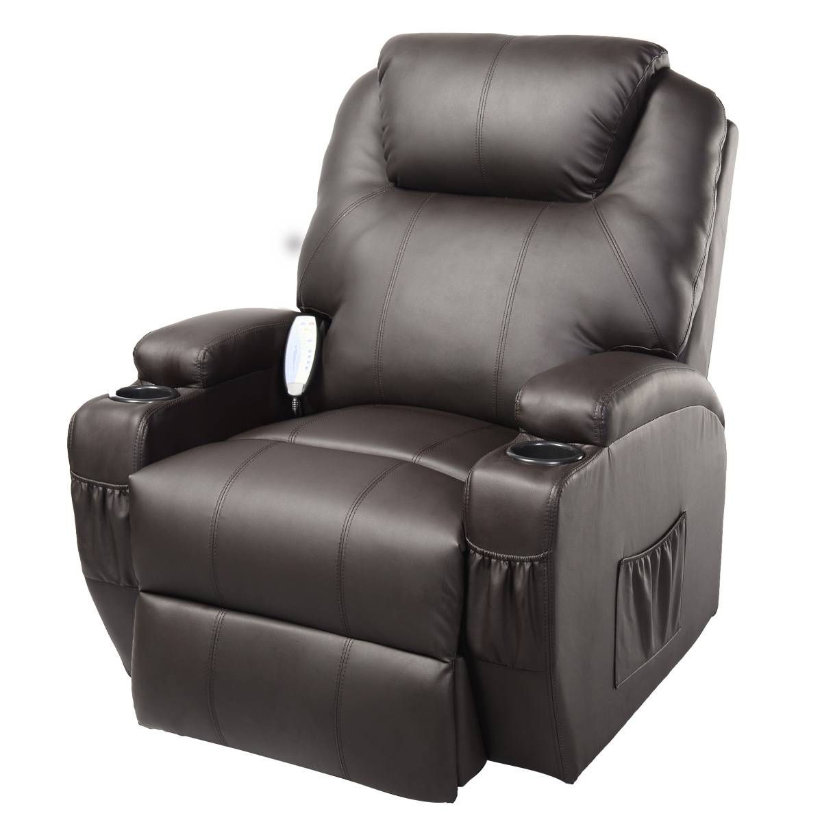 Costway Ergonomic Deluxe Massage Recliner Sofa Chair Lounge Regarding Ergonomic Sofas And Chairs (Photo 1 of 30)