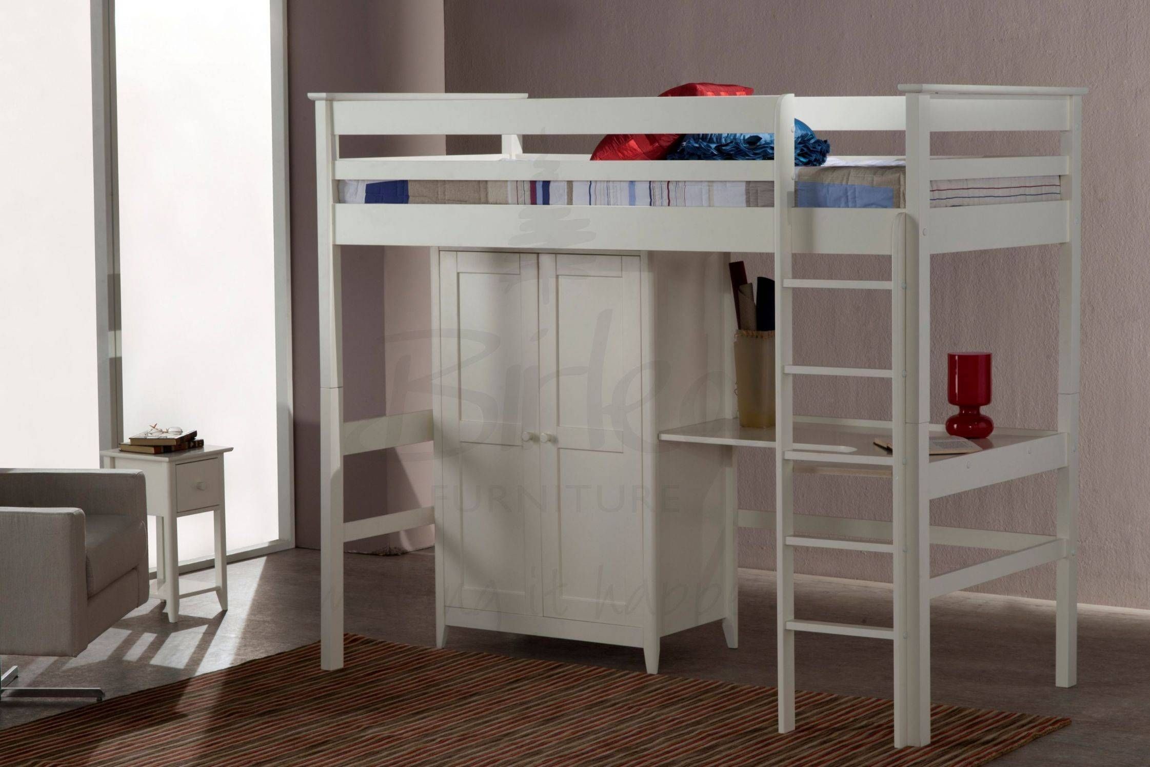 Cotswold High Sleeper Bed | Fully Assembled Bedroom Furniture With With Regard To High Sleeper Bed With Wardrobes (View 5 of 15)