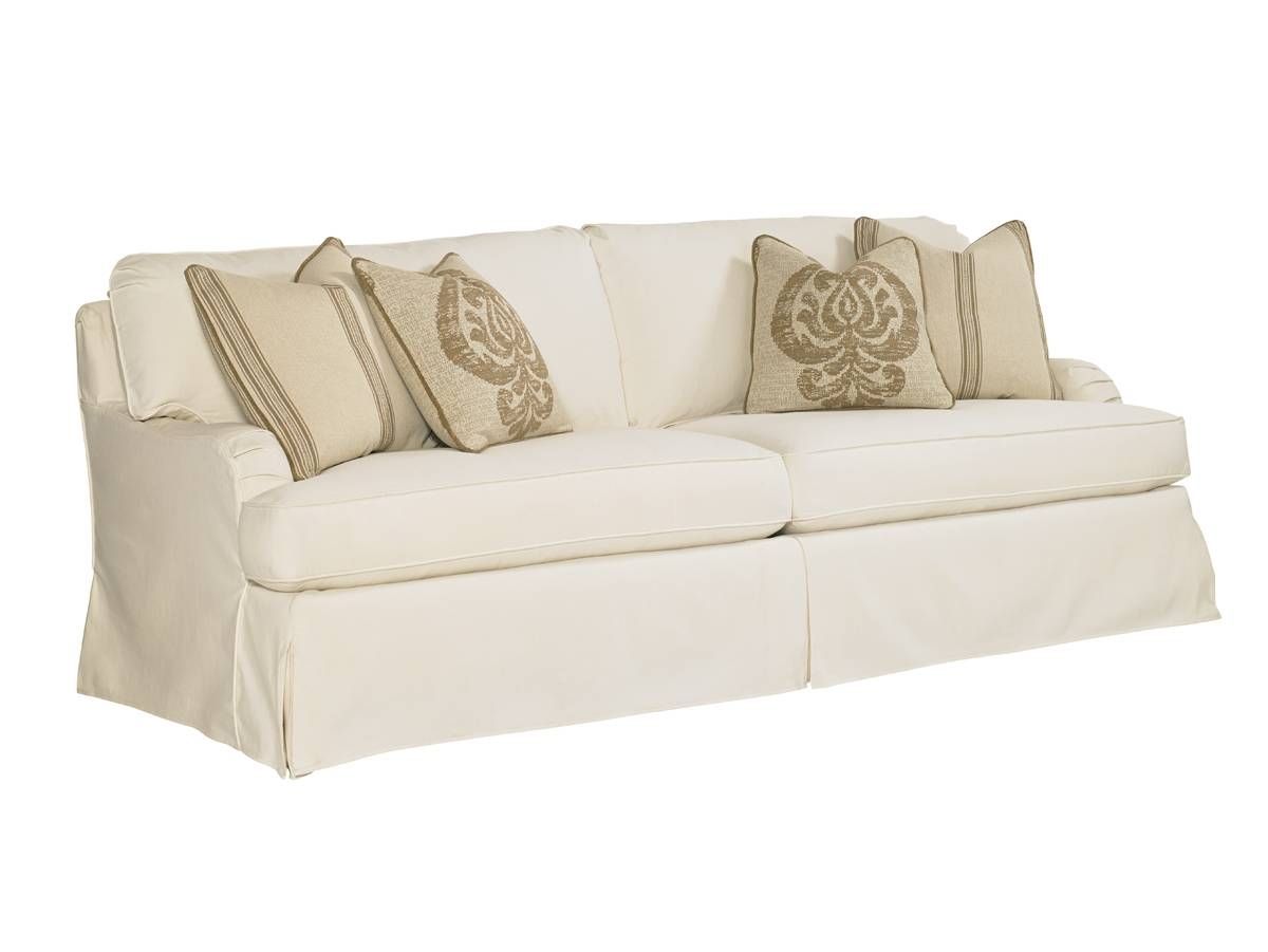 Coventry Hills Stowe Slipcover Sofa – Cream | Lexington Home Brands Throughout Slipcovers For Sofas And Chairs (View 6 of 30)