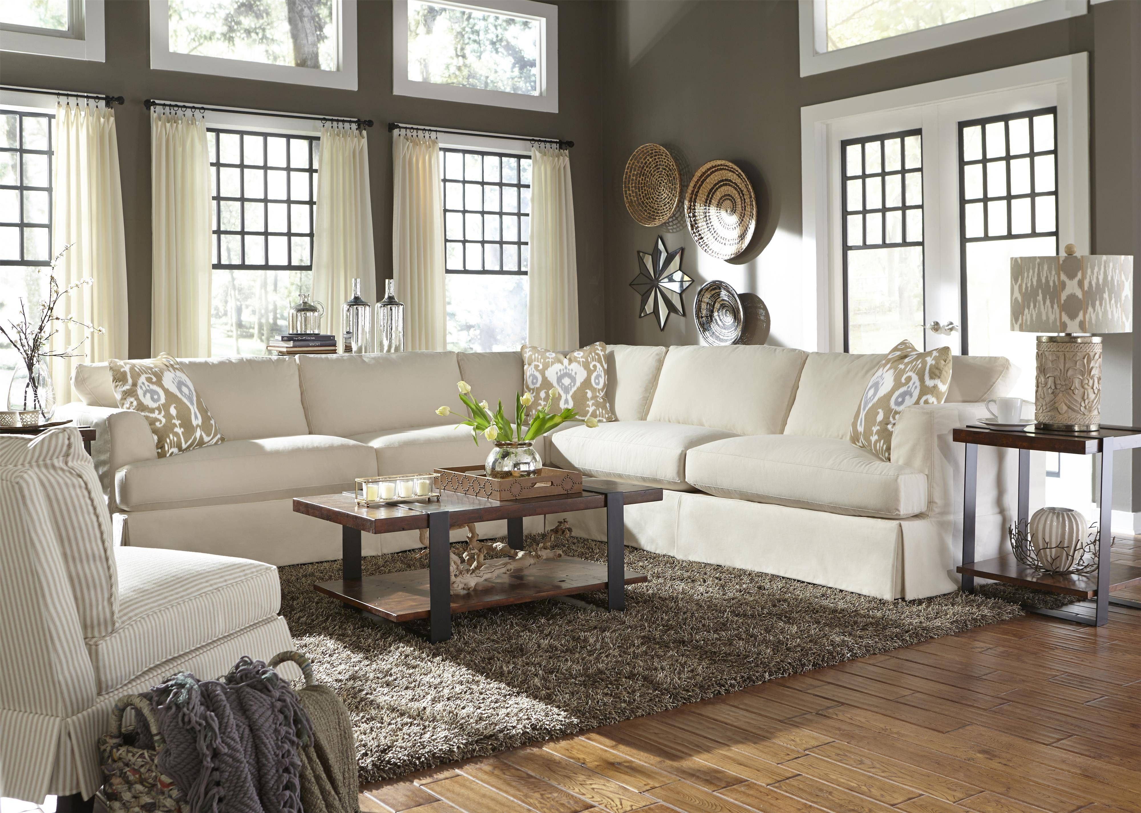Cream Sectional Sofa (View 2 of 30)