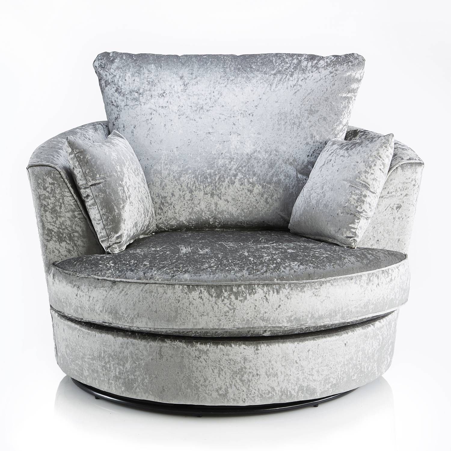 Crushed Velvet Furniture | Sofas, Beds, Chairs, Cushions With Regard To Corner Sofa And Swivel Chairs (View 26 of 30)