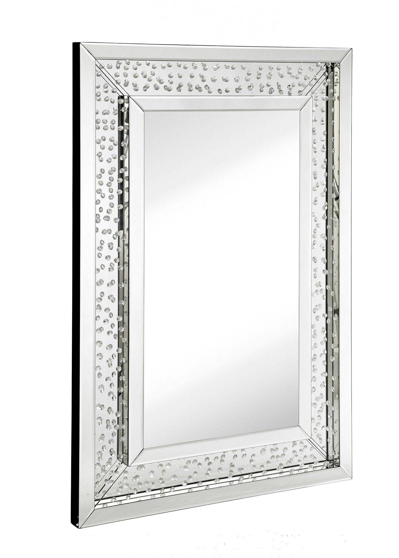 Crystal Wall Mirror | Tlzholdings Within Wall Mirrors With Crystals (View 17 of 25)