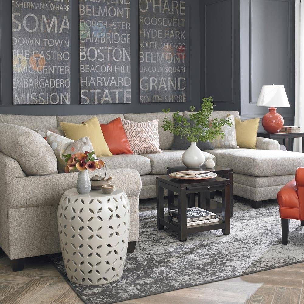 Cu.2 U Shaped Sectional Furniture | Bassett Home Furnishings With Regard To Bassett Sectional Sofa (Photo 19 of 30)