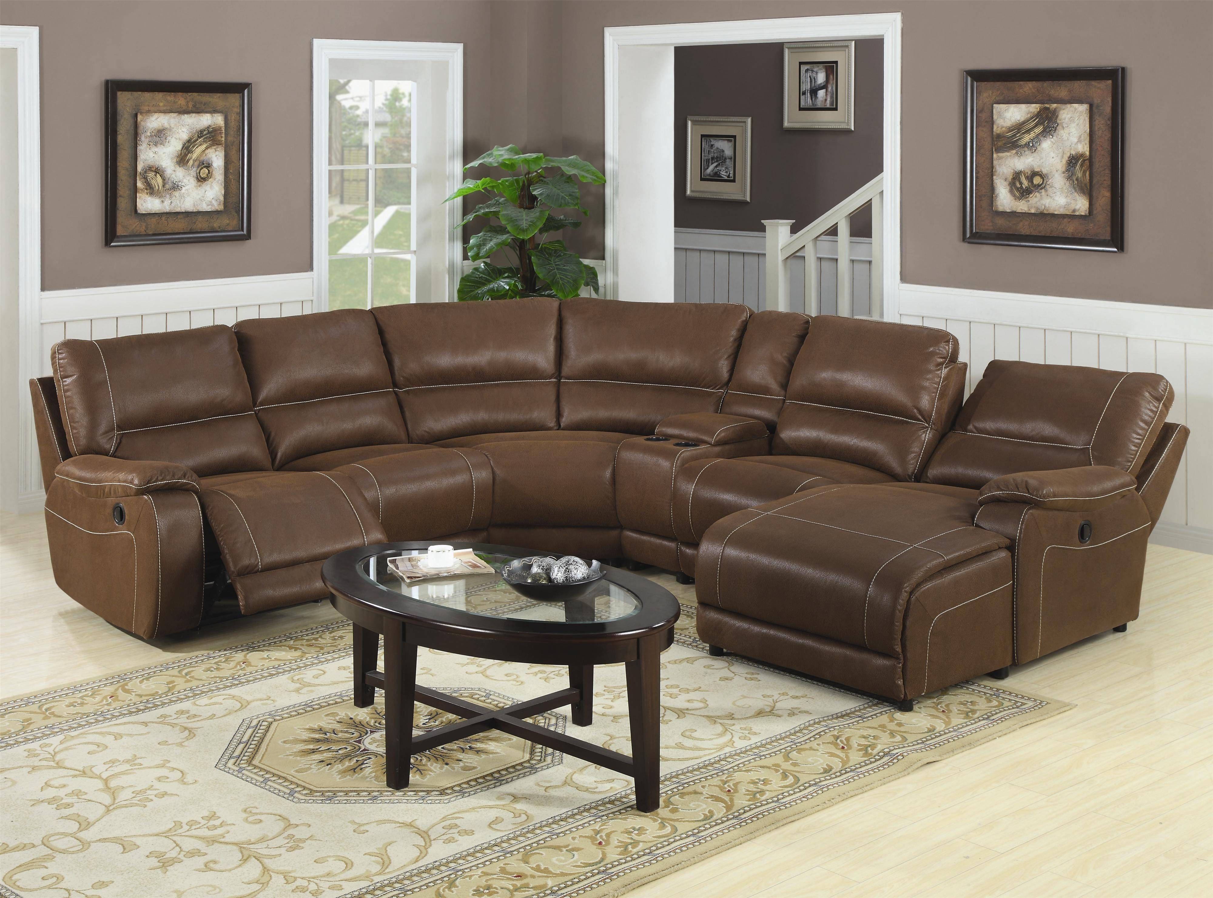 Curved Sectional Recliner Sofas – Tourdecarroll Throughout Jedd Fabric Reclining Sectional Sofa (View 29 of 30)