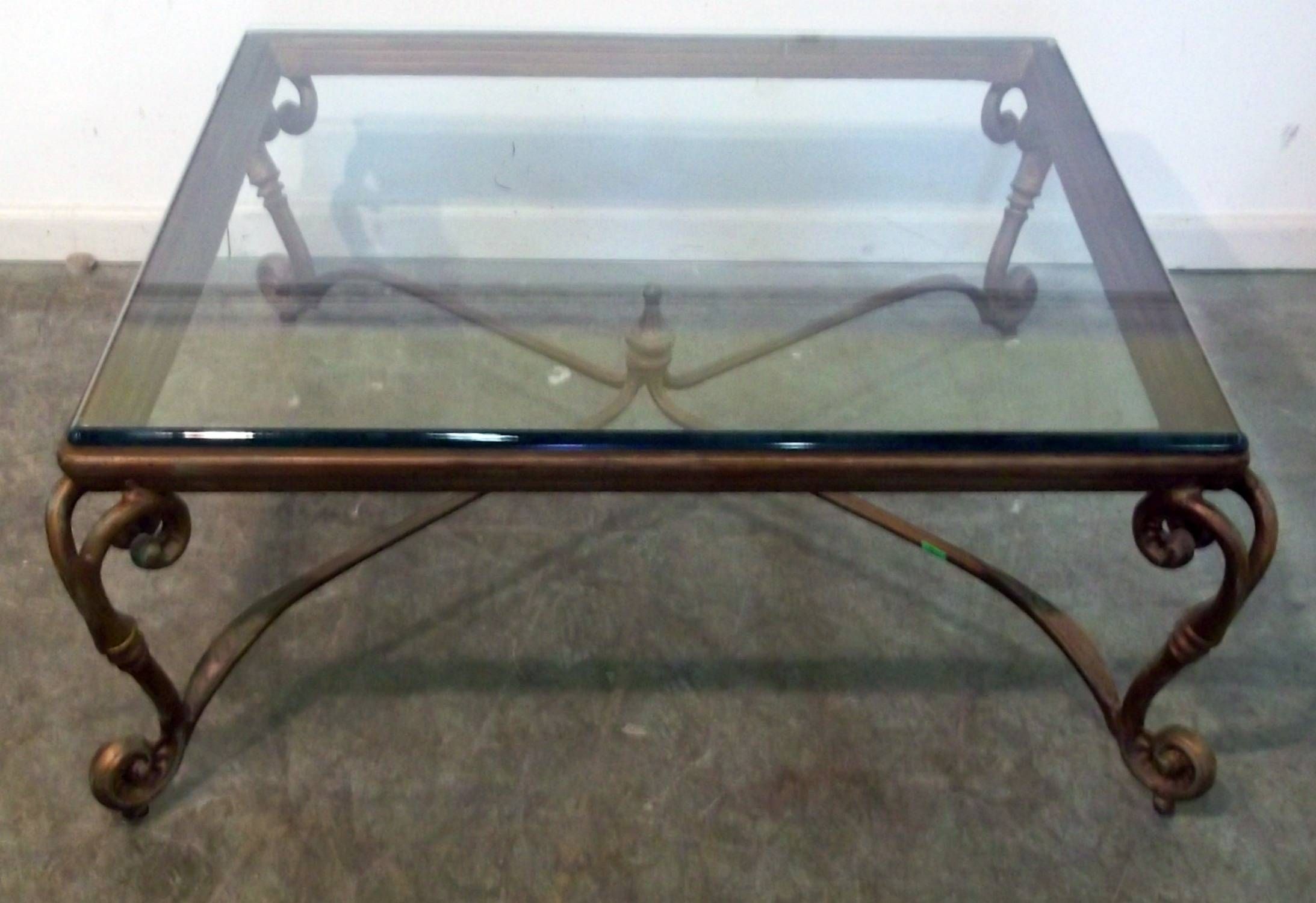 Custom Iron Coffee Table Bases | Coffee Tables Decoration Intended For Metal Square Coffee Tables (Photo 16 of 30)