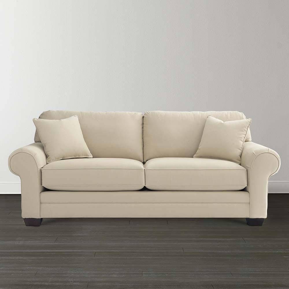 Custom Upholstered Sofa Inside Bassett Sofa Bed (View 4 of 30)