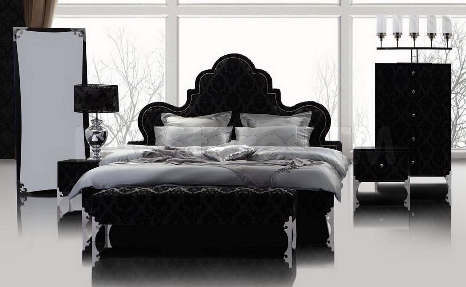 Dark Bedroom Furniture Pertaining To Gothic Sofas (View 11 of 30)